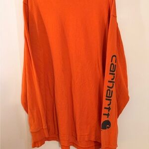 Carhartt Bold Orange Long Sleeve Tee